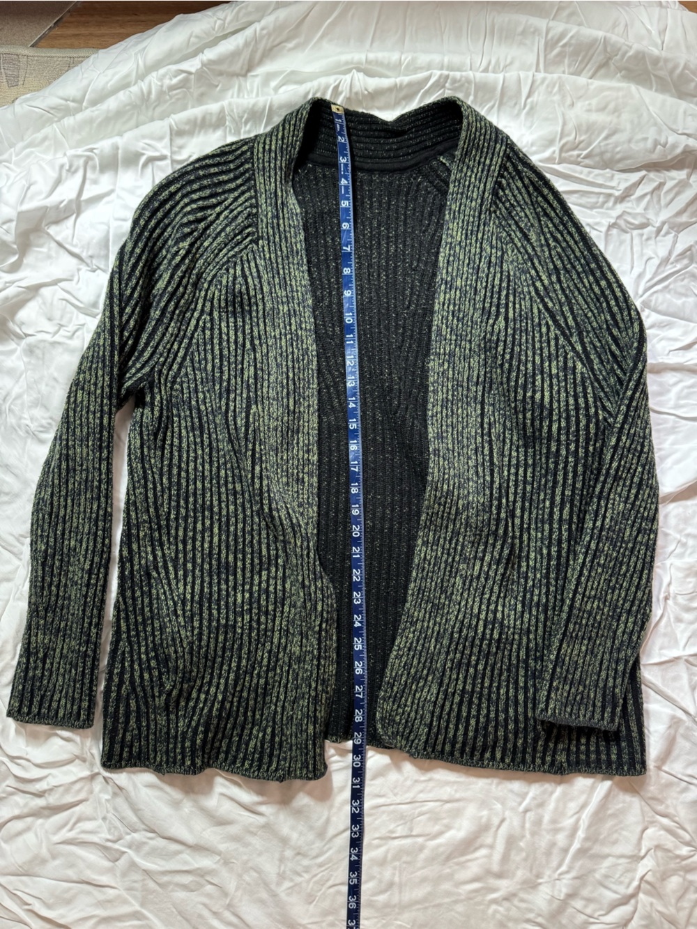 lululemon Black/olive Knit Cardigan